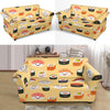 Sushi Print Pattern Loveseat Cover-grizzshop