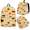 Sushi Print Pattern Premium Backpack-grizzshop