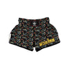 Swallows And Roses Tattoo Print Pattern Muay Thai Boxing Shorts-grizzshop