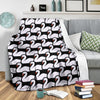 Swan Pattern Print Blanket-grizzshop