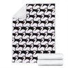 Swan Pattern Print Blanket-grizzshop