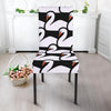 Swan Pattern Print Chair Cover-grizzshop