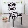 Swan Pattern Print Chair Cover-grizzshop