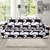 Swan Pattern Print Sofa Covers-grizzshop