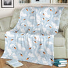 Swan Print Pattern Blanket-grizzshop