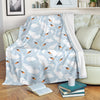 Swan Print Pattern Blanket-grizzshop