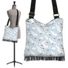 Swan Print Pattern Crossbody Bags-grizzshop