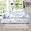 Swan Print Pattern Sofa Covers-grizzshop