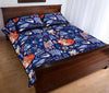 Swedish Animal Pattern Print Bed Set Quilt-grizzshop