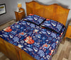 Swedish Animal Pattern Print Bed Set Quilt-grizzshop