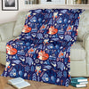 Swedish Animal Pattern Print Blanket-grizzshop