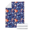 Swedish Animal Pattern Print Blanket-grizzshop