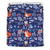 Swedish Animal Pattern Print Duvet Cover Bedding Set-grizzshop