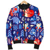 Swedish Animal Pattern Print Men's Bomber Jacket-grizzshop