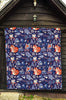 Swedish Animal Pattern Print Quilt-grizzshop