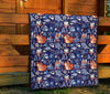 Swedish Animal Pattern Print Quilt-grizzshop