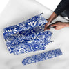 Swedish Floral Pattern Print Automatic Foldable Umbrella-grizzshop