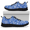 Swedish Floral Pattern Print Sneaker Shoes For Men Women-grizzshop