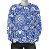 Swedish Floral Pattern Print Women's Sweatshirt-grizzshop