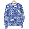 Swedish Floral Pattern Print Women's Sweatshirt-grizzshop