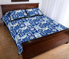 Swedish Pattern Print Bed Set Quilt-grizzshop