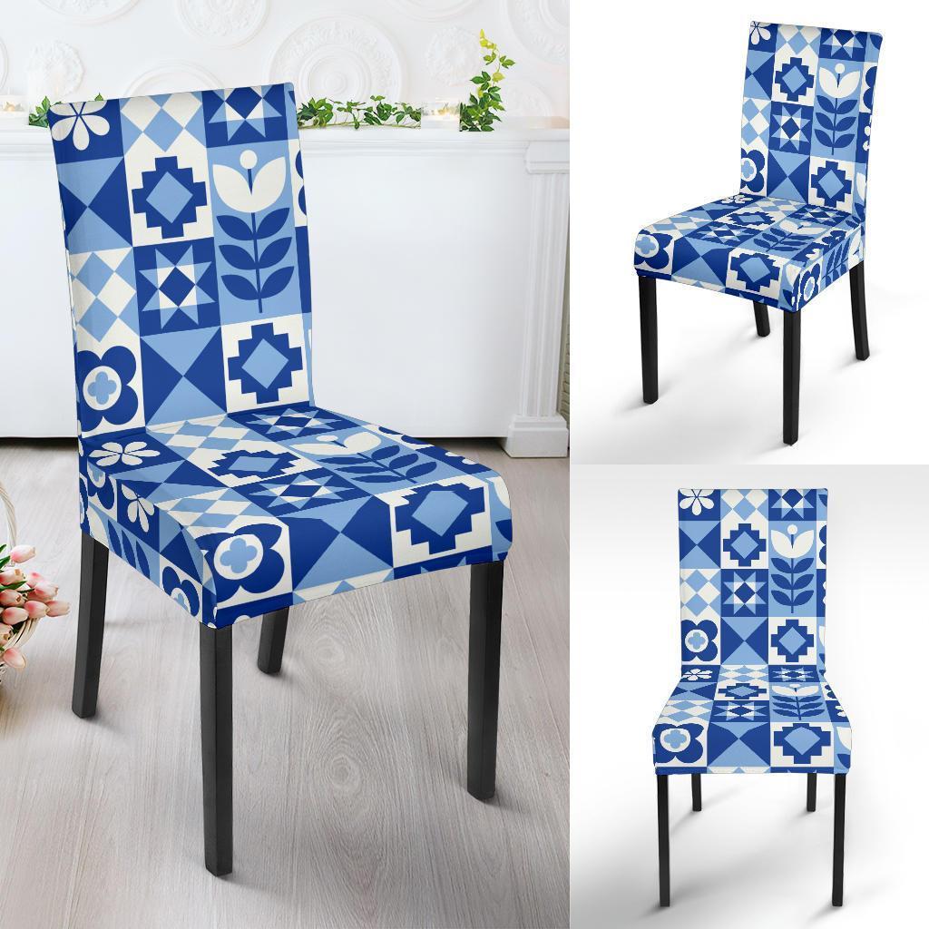 Swedish Pattern Print Chair Cover-grizzshop