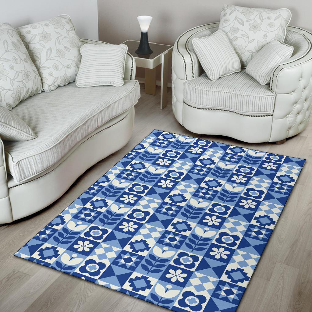 Swedish Pattern Print Floor Mat-grizzshop