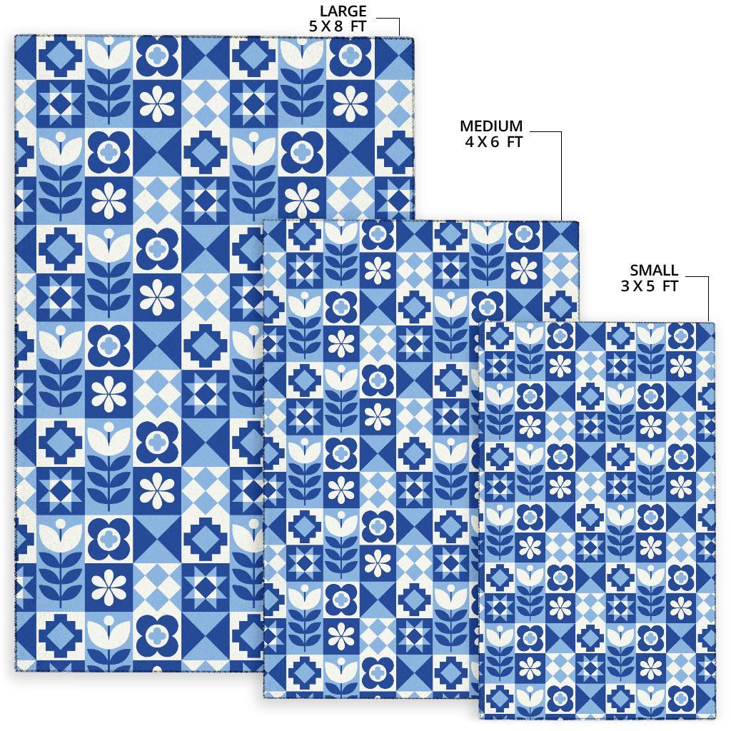 Swedish Pattern Print Floor Mat-grizzshop