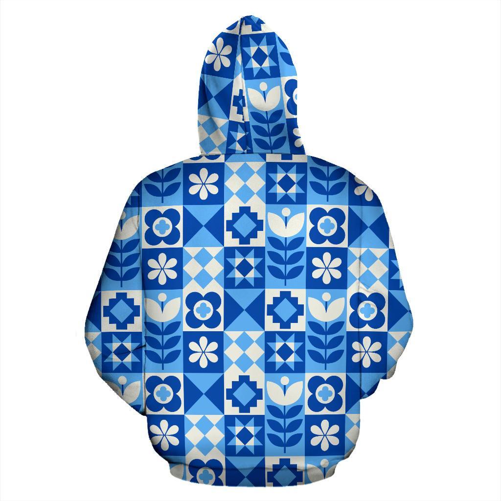 Swedish Pattern Print Men Women Pullover Hoodie-grizzshop