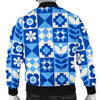 Swedish Pattern Print Men's Bomber Jacket-grizzshop