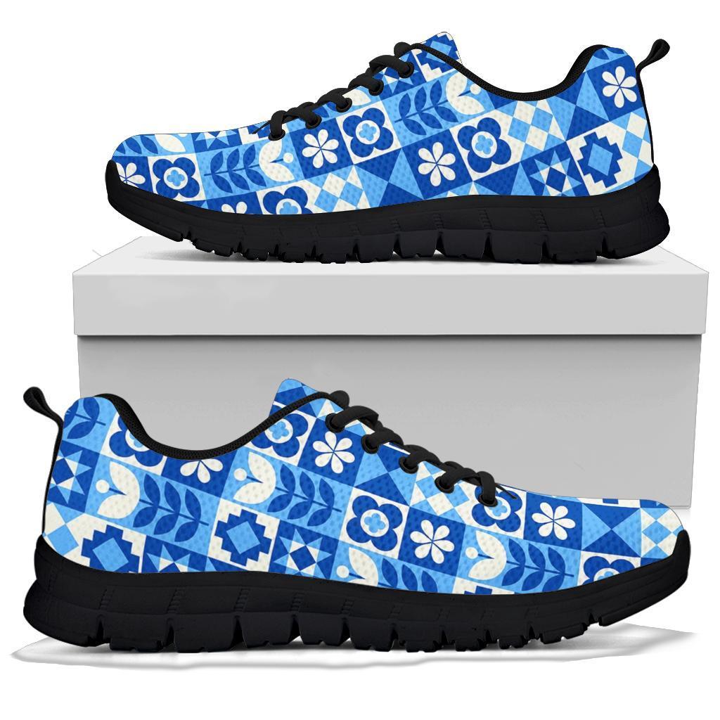 Swedish Pattern Print Sneaker Shoes For Men Women-grizzshop