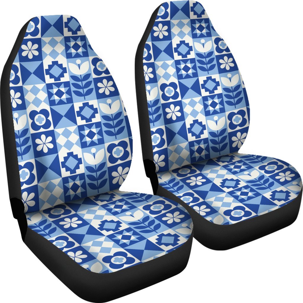 Swedish Pattern Print Universal Fit Car Seat Covers-grizzshop