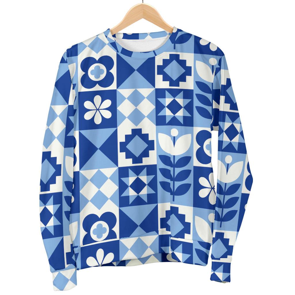 Swedish Pattern Print Women's Sweatshirt-grizzshop