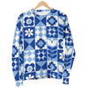 Swedish Pattern Print Women's Sweatshirt-grizzshop