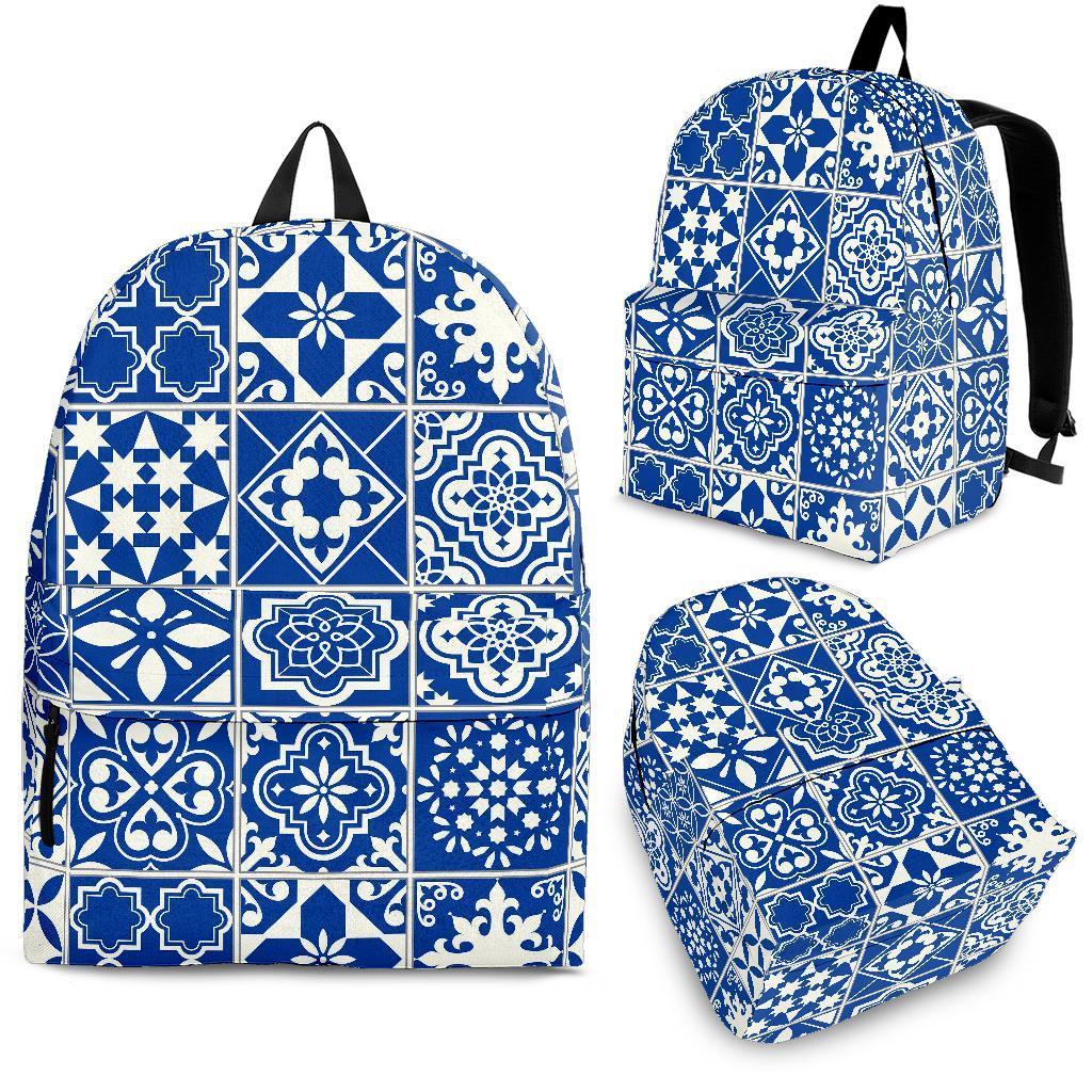 Swedish Print Pattern Backpack-grizzshop