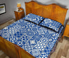 Swedish Print Pattern Bed Set Quilt-grizzshop