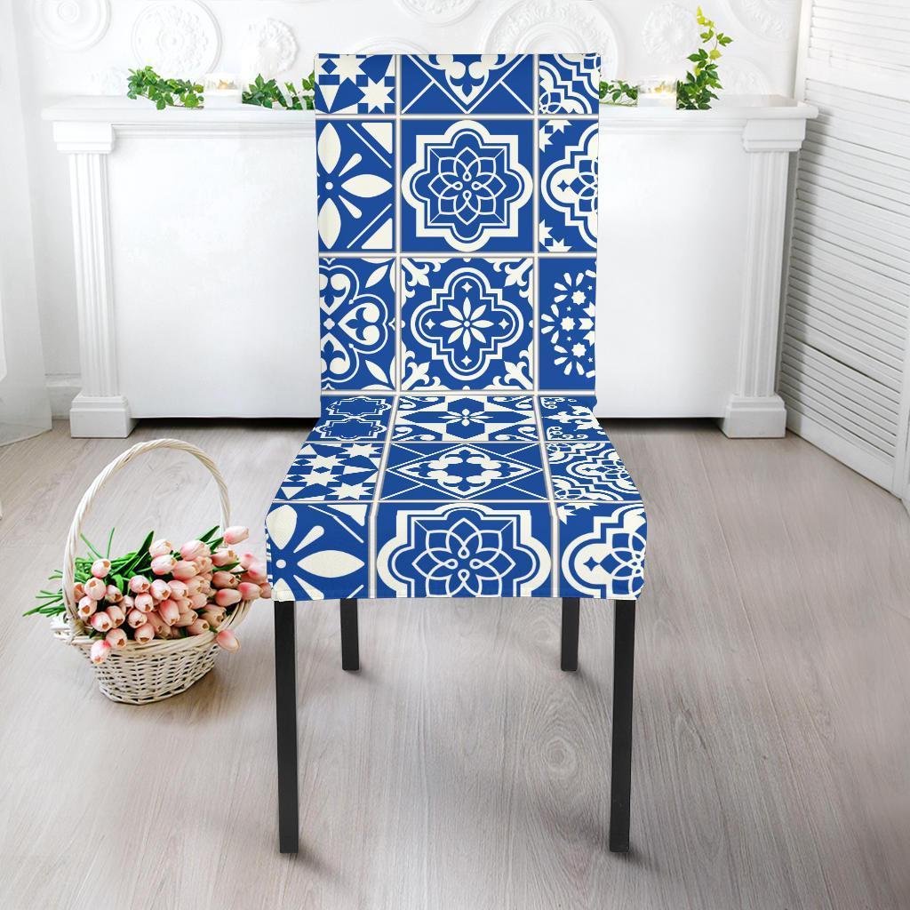 Swedish Print Pattern Chair Cover-grizzshop