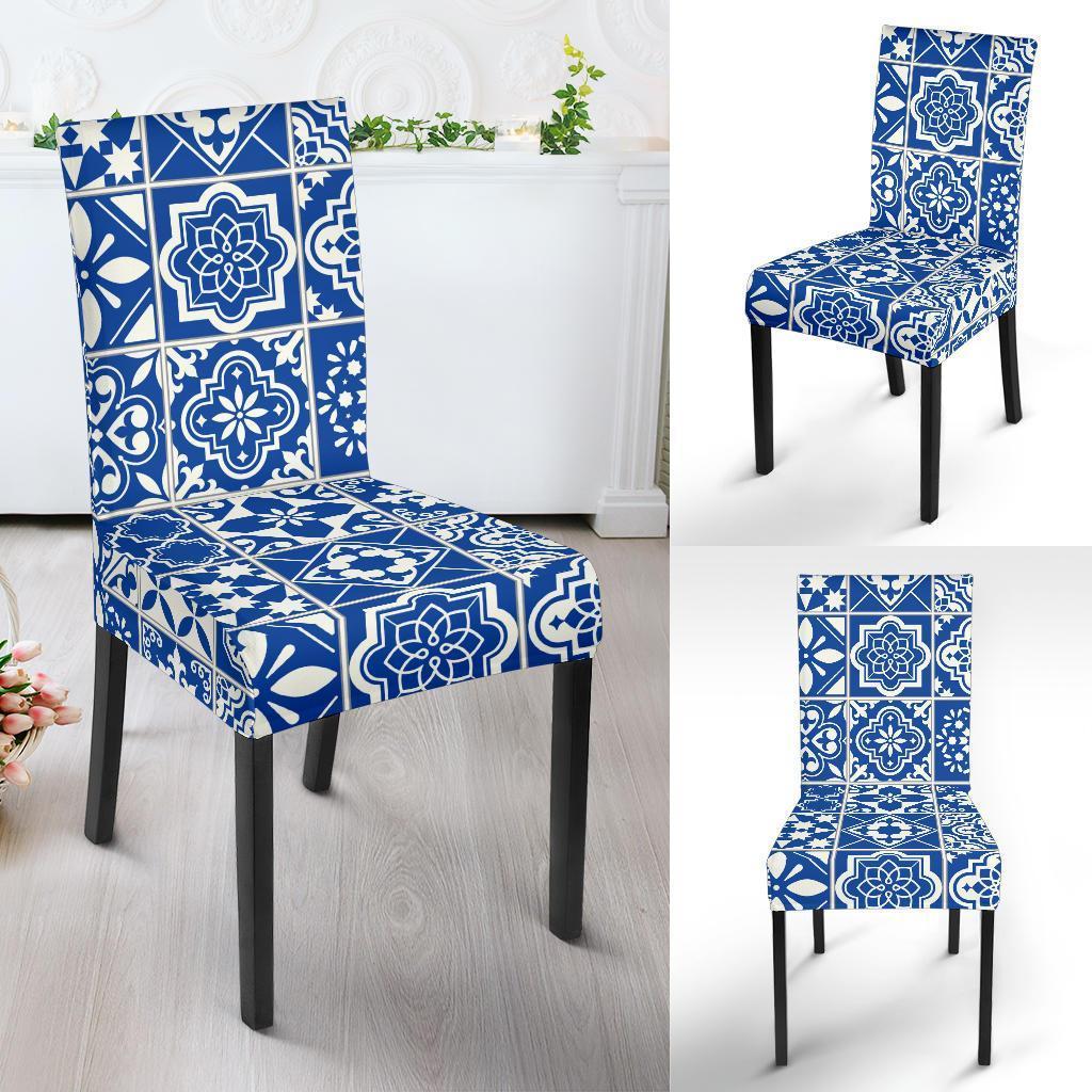 Swedish Print Pattern Chair Cover-grizzshop