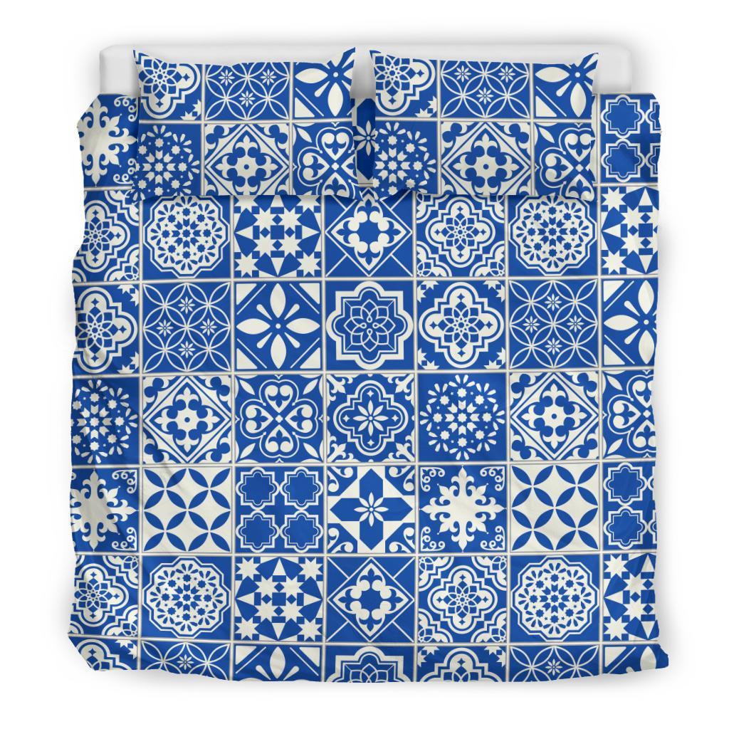 Swedish Print Pattern Duvet Cover Bedding Set-grizzshop