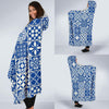 Swedish Print Pattern Hooded Blanket-grizzshop