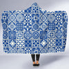 Swedish Print Pattern Hooded Blanket-grizzshop