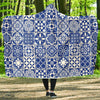 Swedish Print Pattern Hooded Blanket-grizzshop