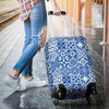 Swedish Print Pattern Luggage Cover Protector-grizzshop