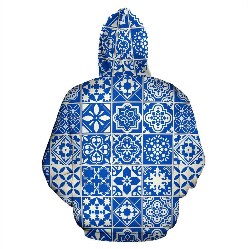 Swedish Print Pattern Men Women Pullover Hoodie-grizzshop