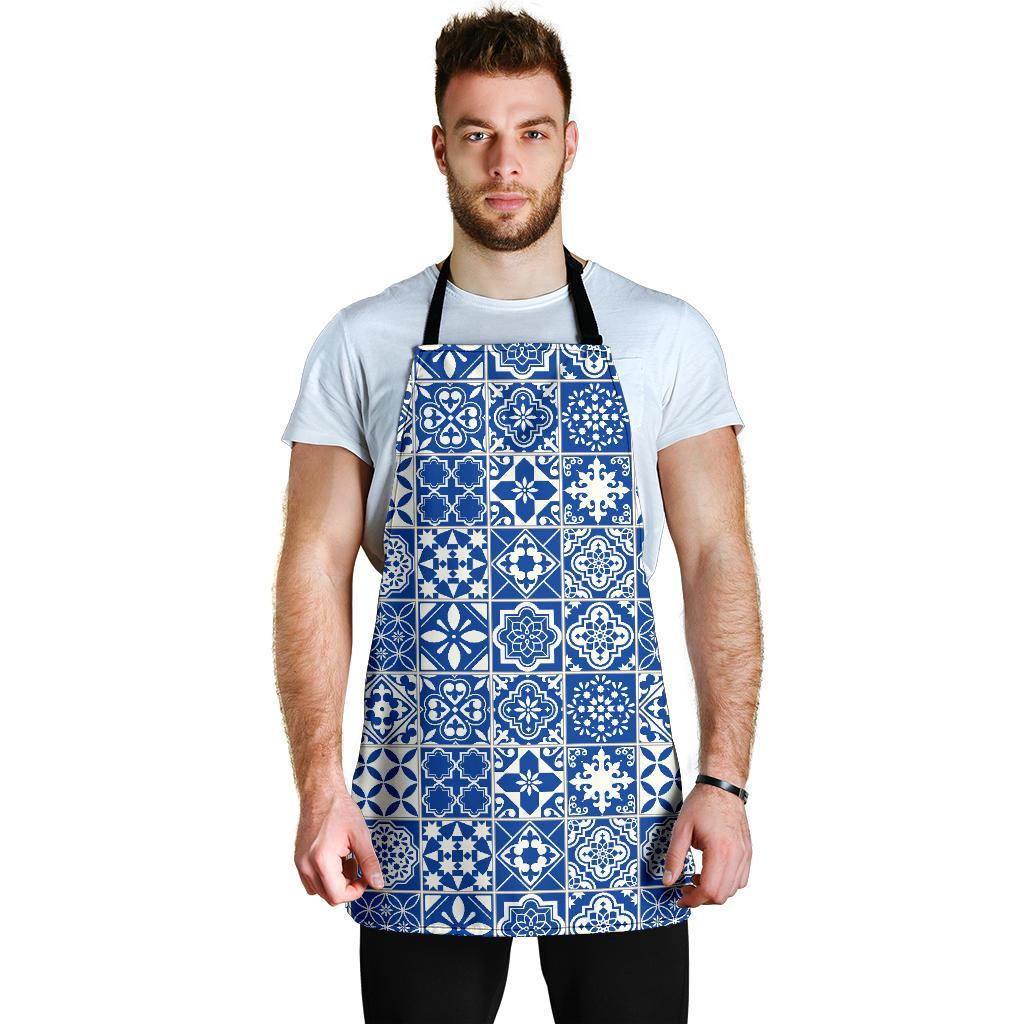 Swedish Print Pattern Men's Apron-grizzshop