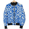 Swedish Print Pattern Men's Bomber Jacket-grizzshop