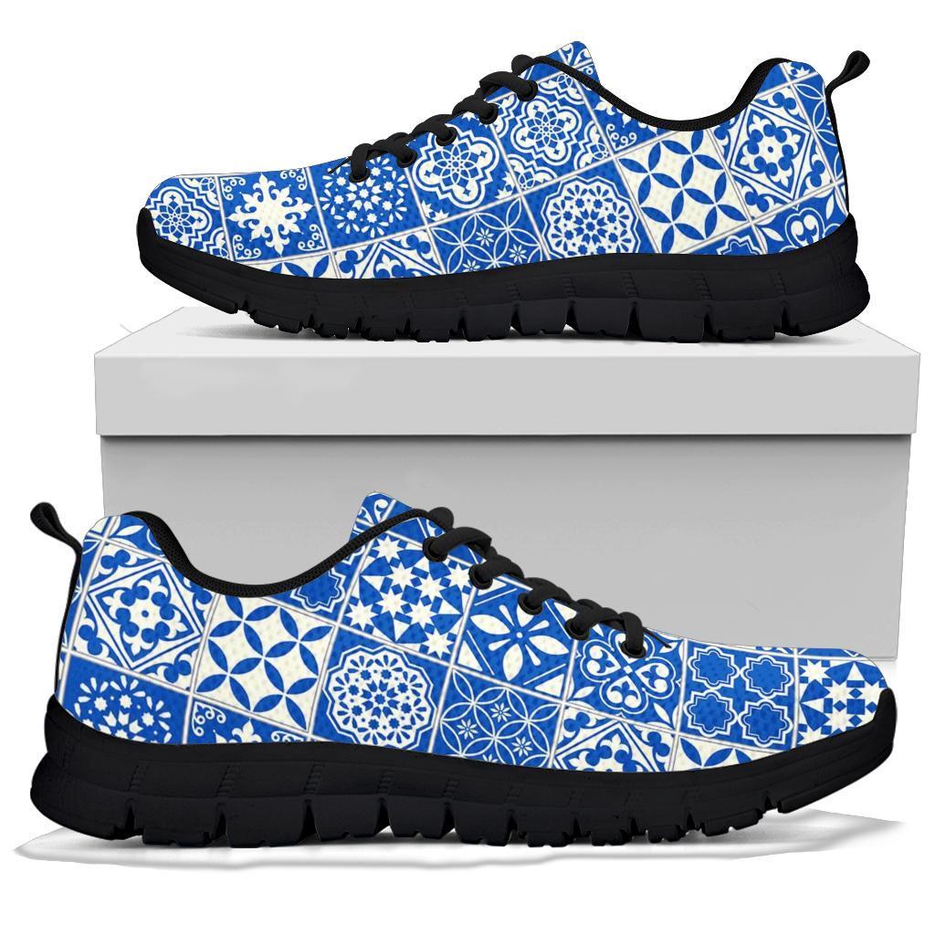 Swedish Print Pattern Sneaker Shoes For Men Women-grizzshop