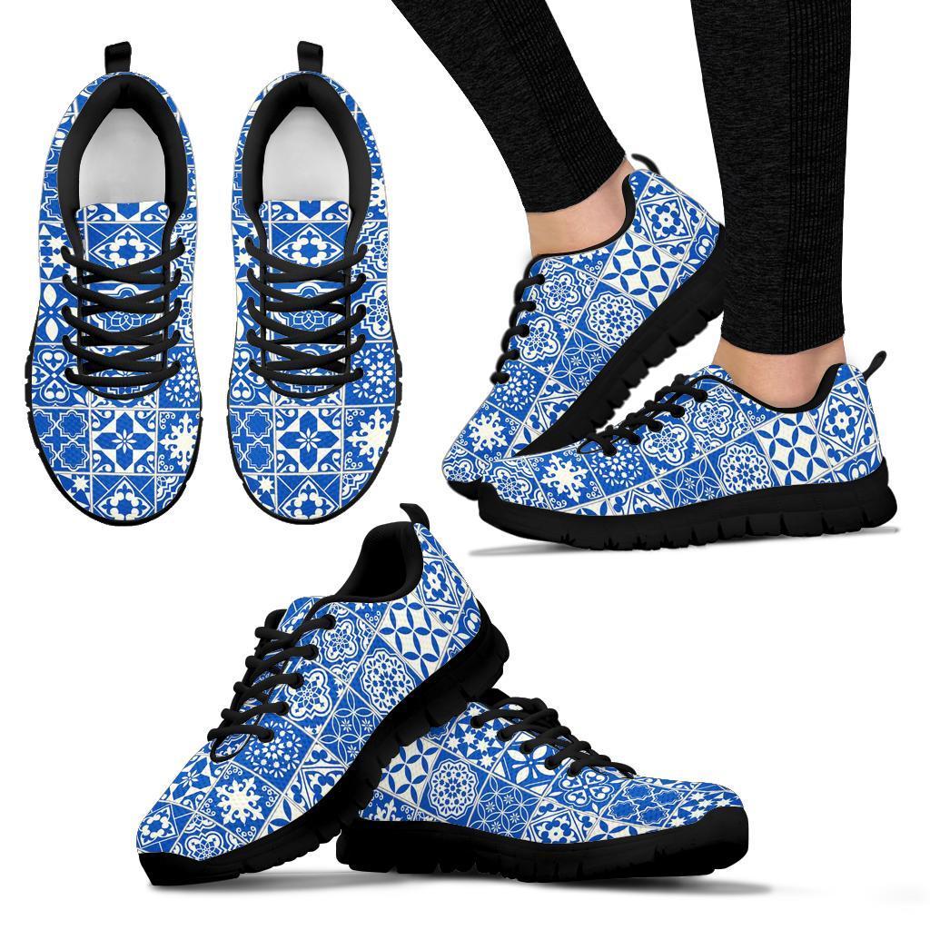 Swedish Print Pattern Sneaker Shoes For Men Women-grizzshop