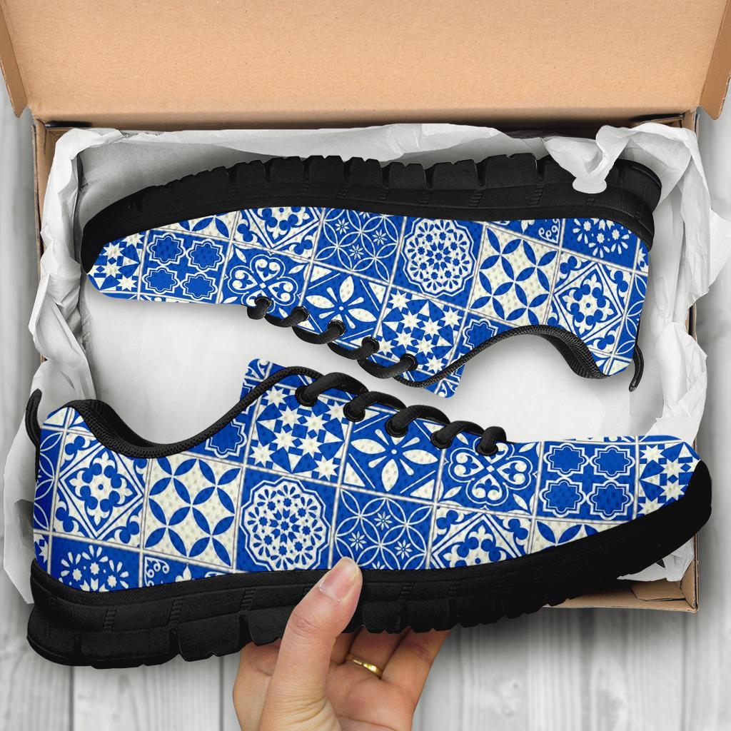 Swedish Print Pattern Sneaker Shoes For Men Women-grizzshop