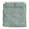 Sweet Cake Pattern Print Duvet Cover Bedding Set-grizzshop